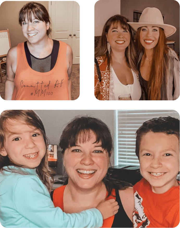 real life images from Lauren's story with Morning Meltdown 100