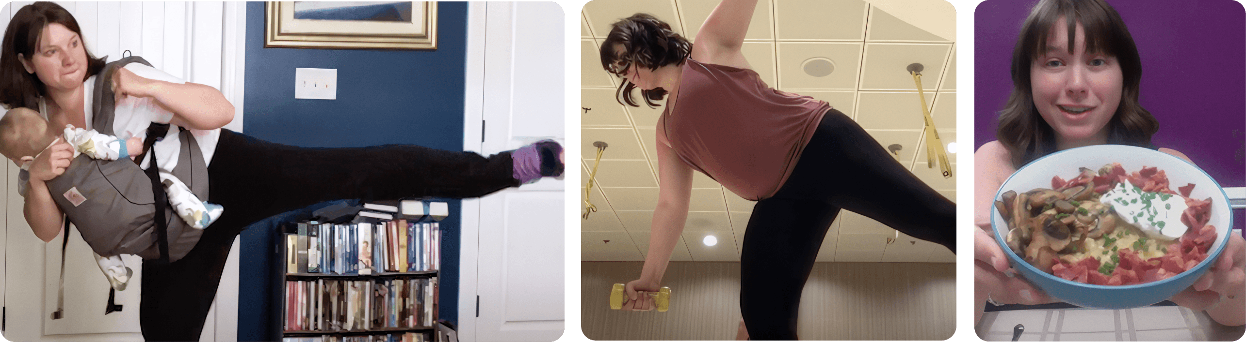 real life images from Lauren's story with Morning Meltdown 100